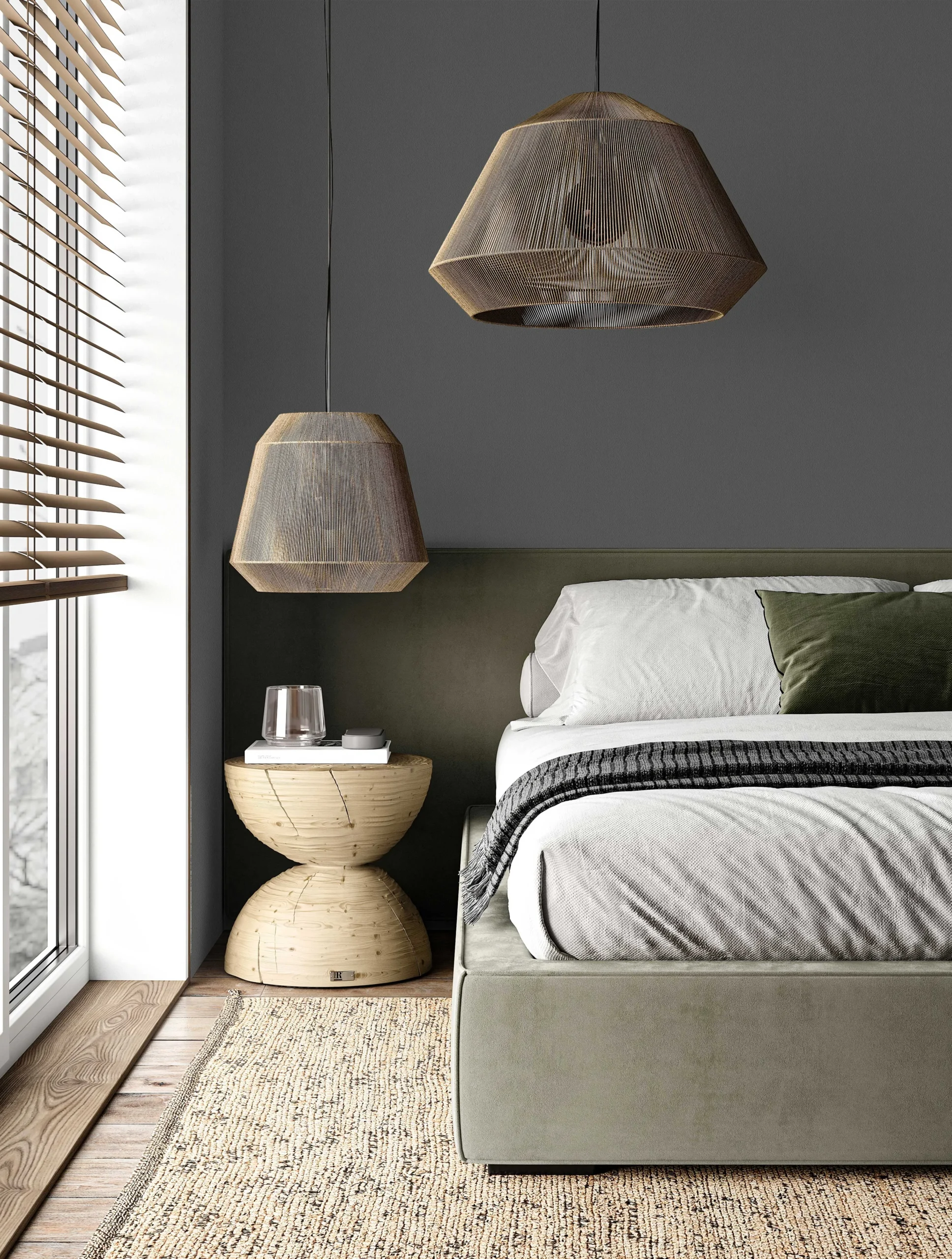 Gray Embossed Wallpaper – Understated Glittering (24201-8)